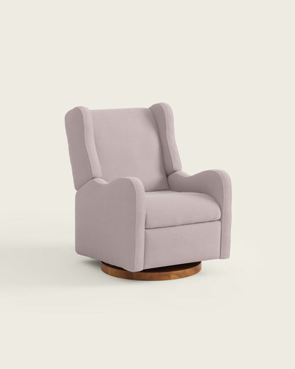 Peony Brushed Chenille / Wood Base
