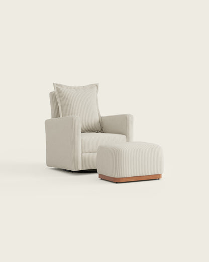 Pebble Stripe / Metal Base