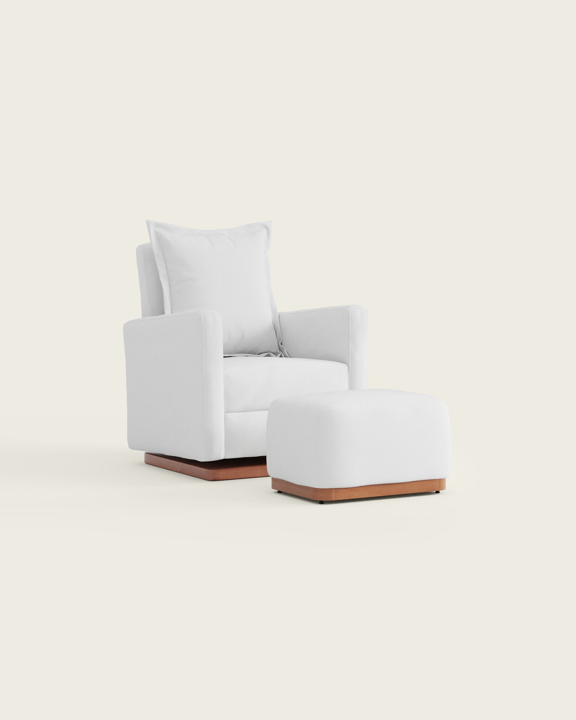 Powder Twill / Wood Base