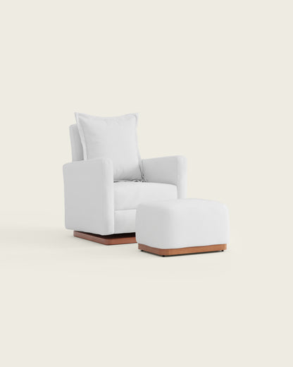 Powder Twill / Wood Base