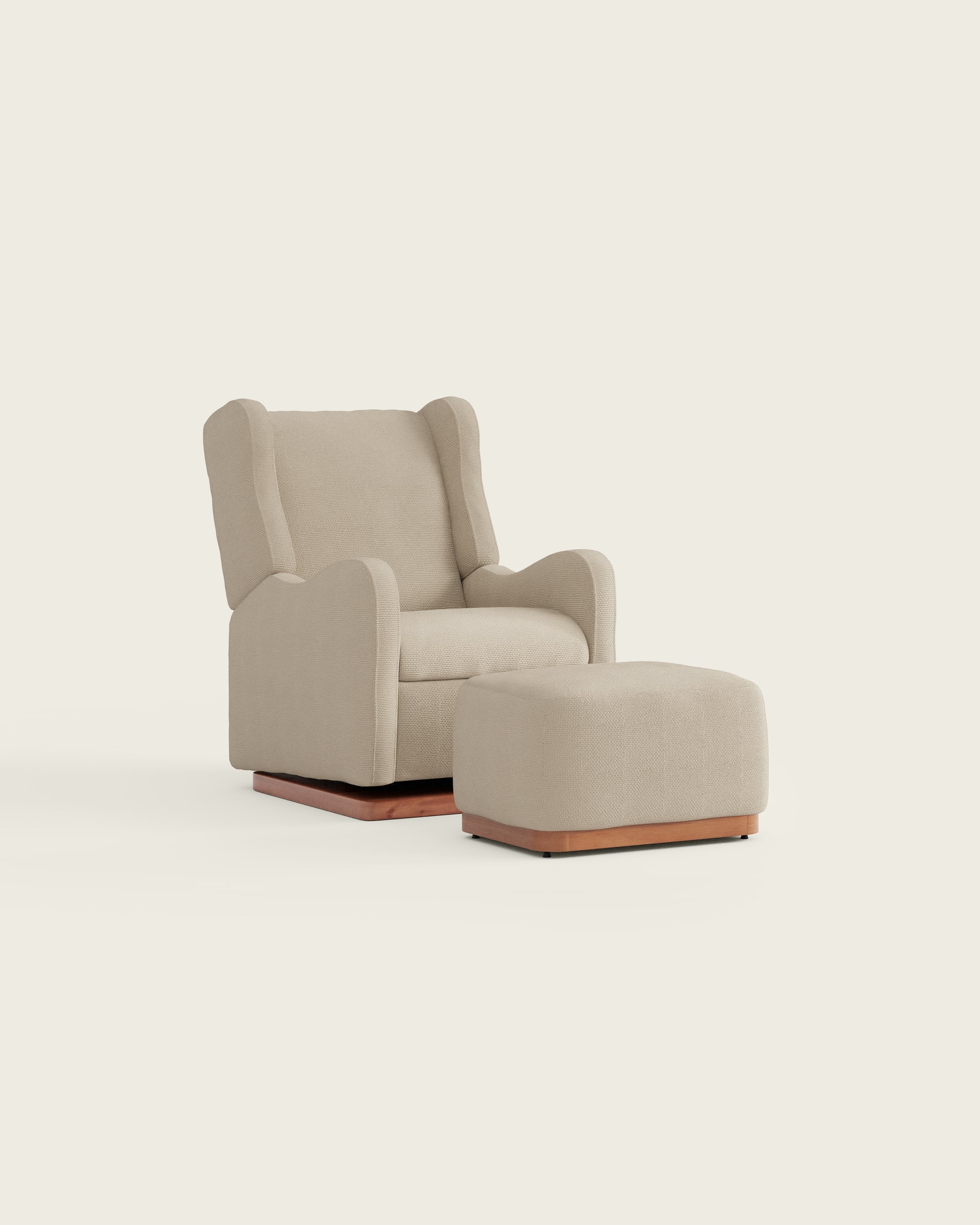 Birch Basketweave / Wood Base