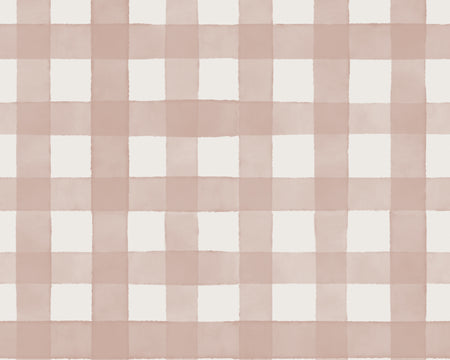 Watercolor Gingham Wallpaper