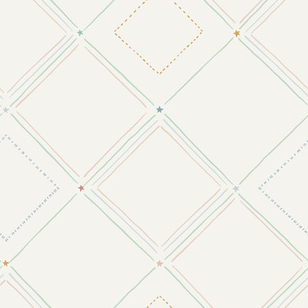 Quilted Stars Wallpaper
