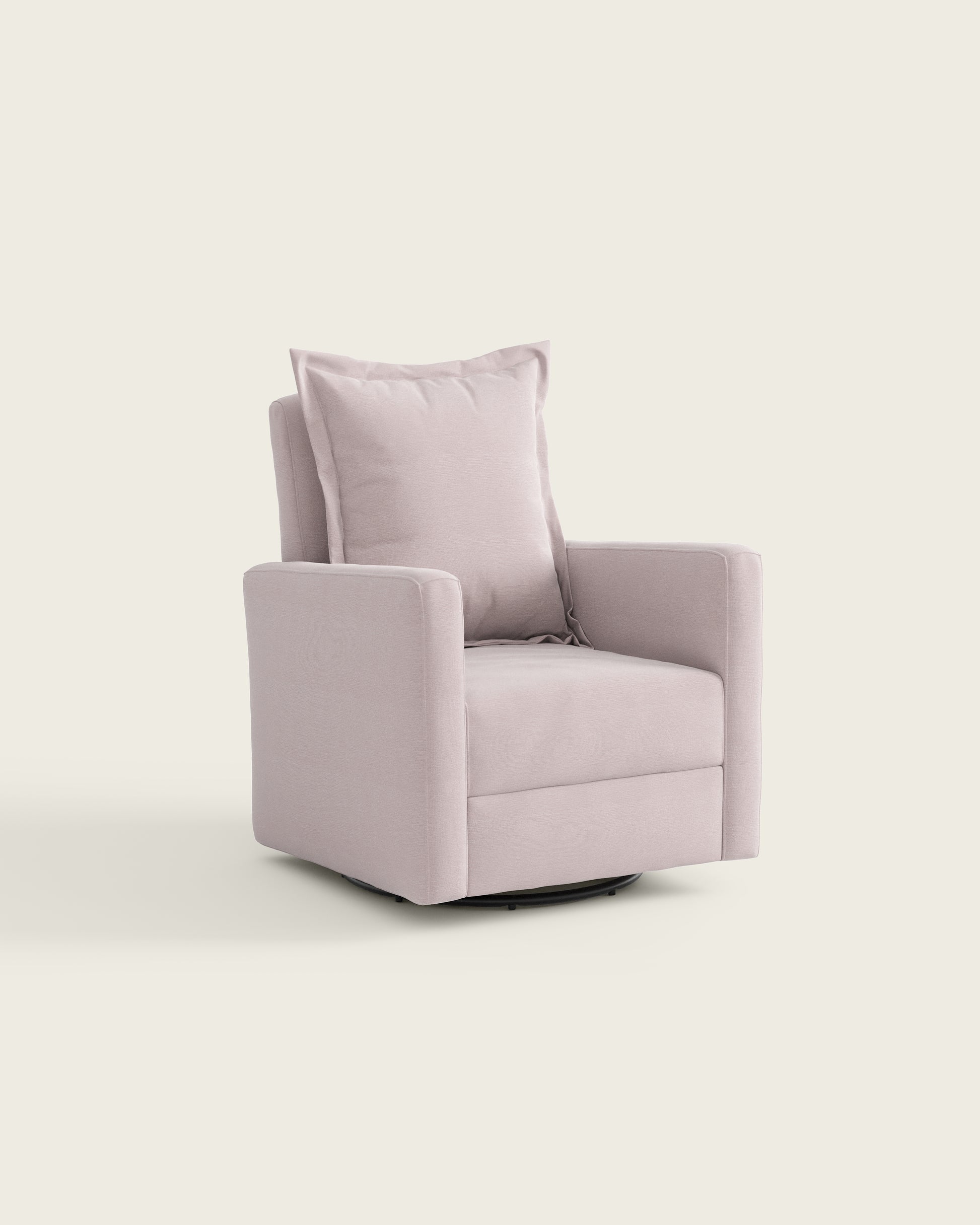 Peony Brushed Chenille / Metal Base