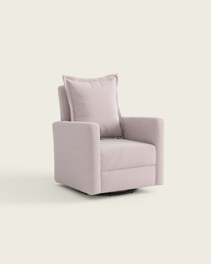 Peony Brushed Chenille / Metal Base