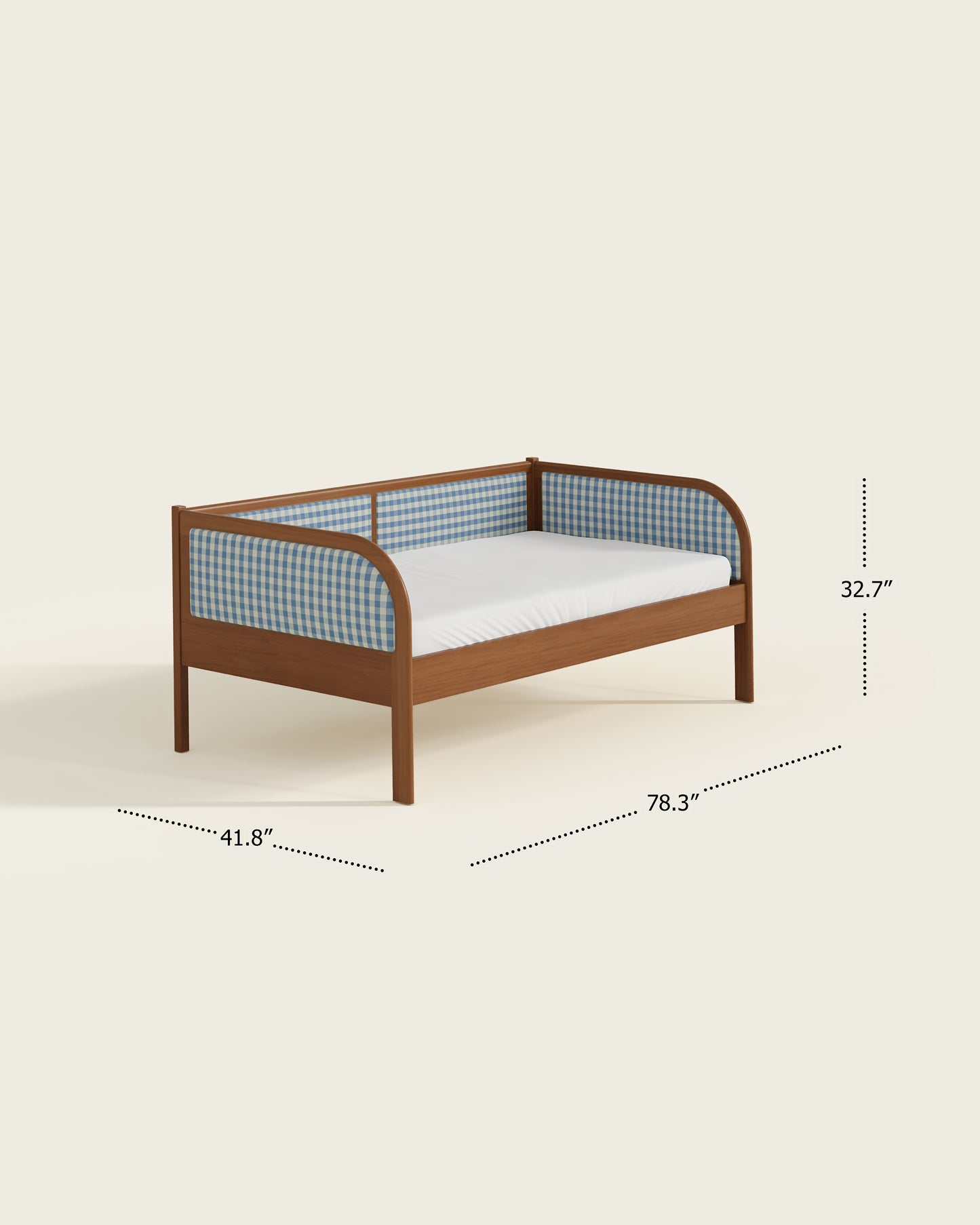 Walnut / Bluebell Gingham