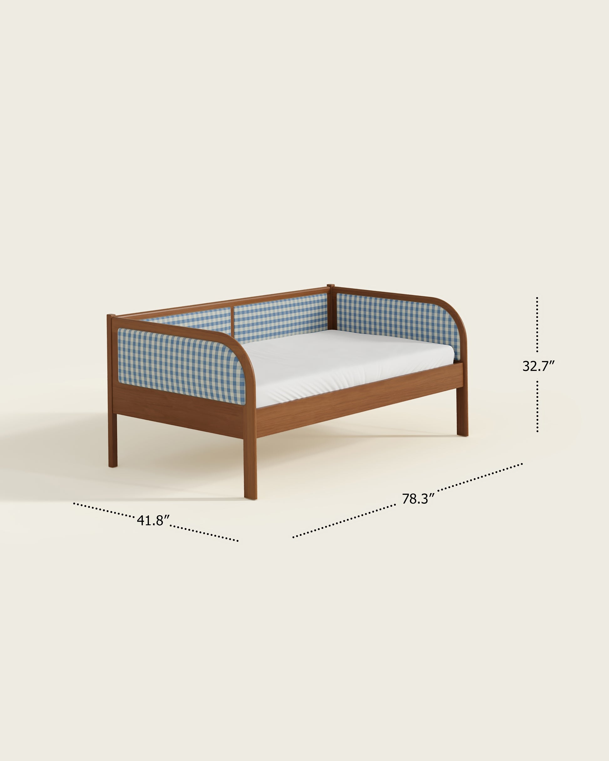 Walnut / Bluebell Gingham