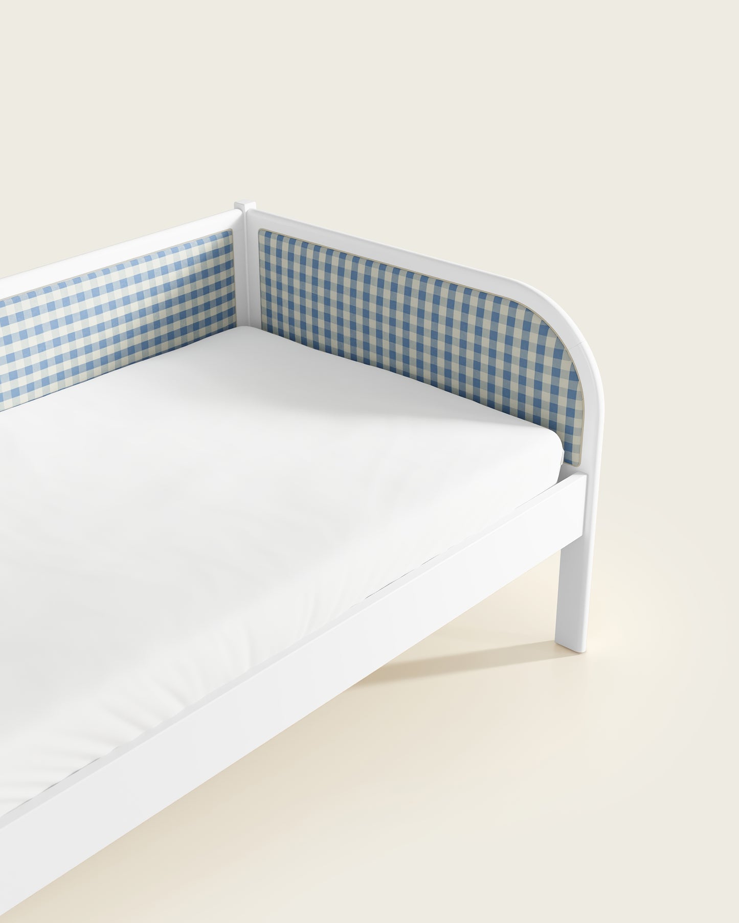 White / Bluebell Gingham