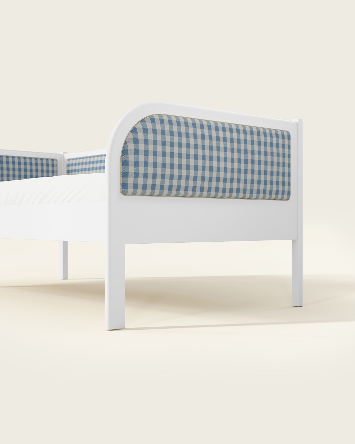 White / Bluebell Gingham