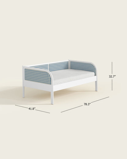 White / Bluebell Gingham