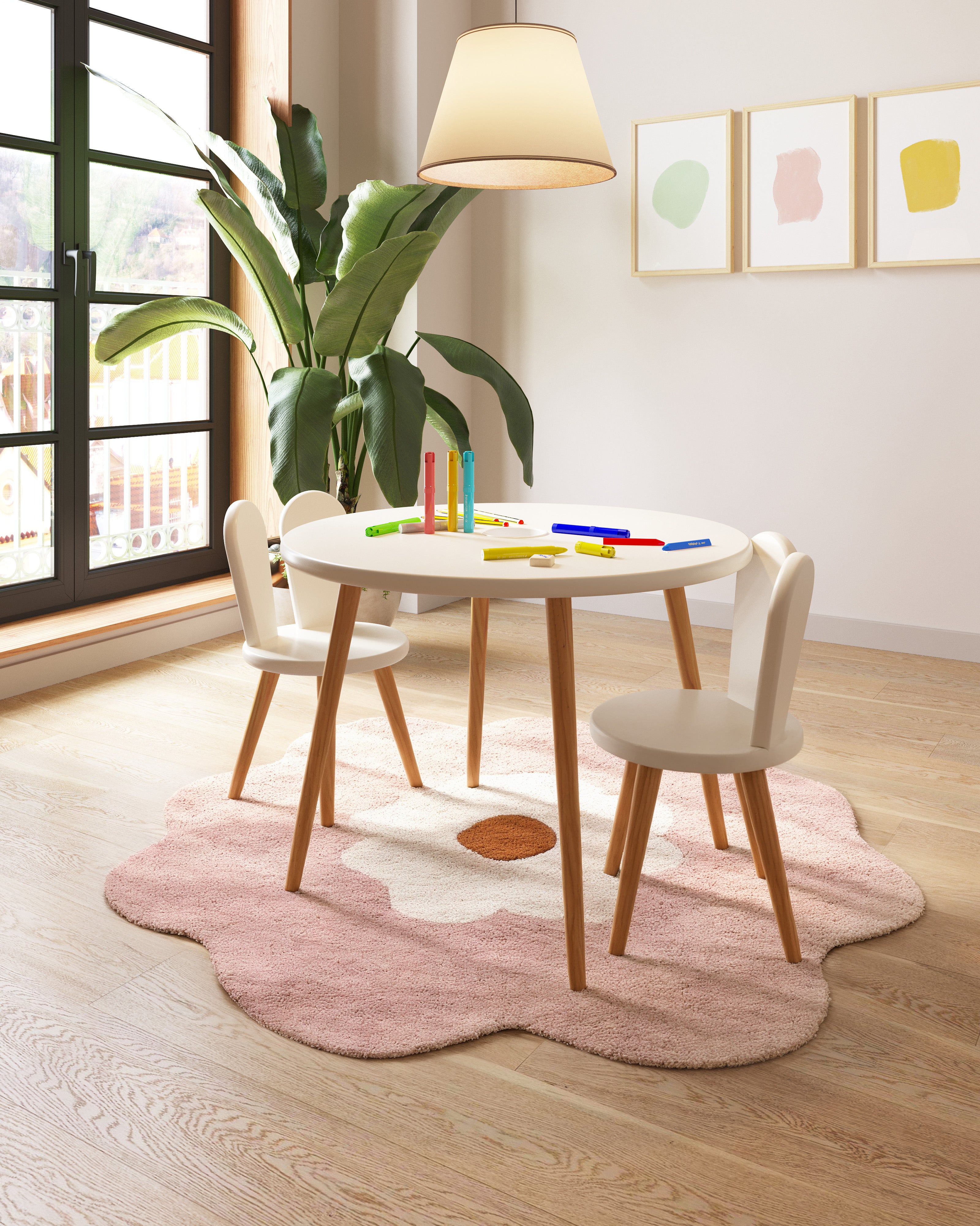 Bloom Rug | Washable Organic Cotton Rug | Nestig