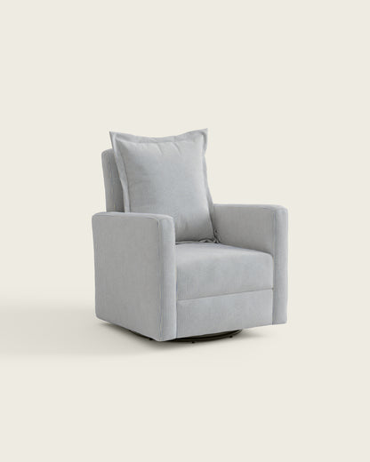 Bluebell Ticking Stripe / Metal Base