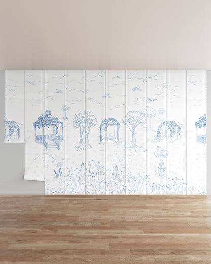 Seaglass / 10 Panels / Repeatable (16.07 ft W x 10 ft H)