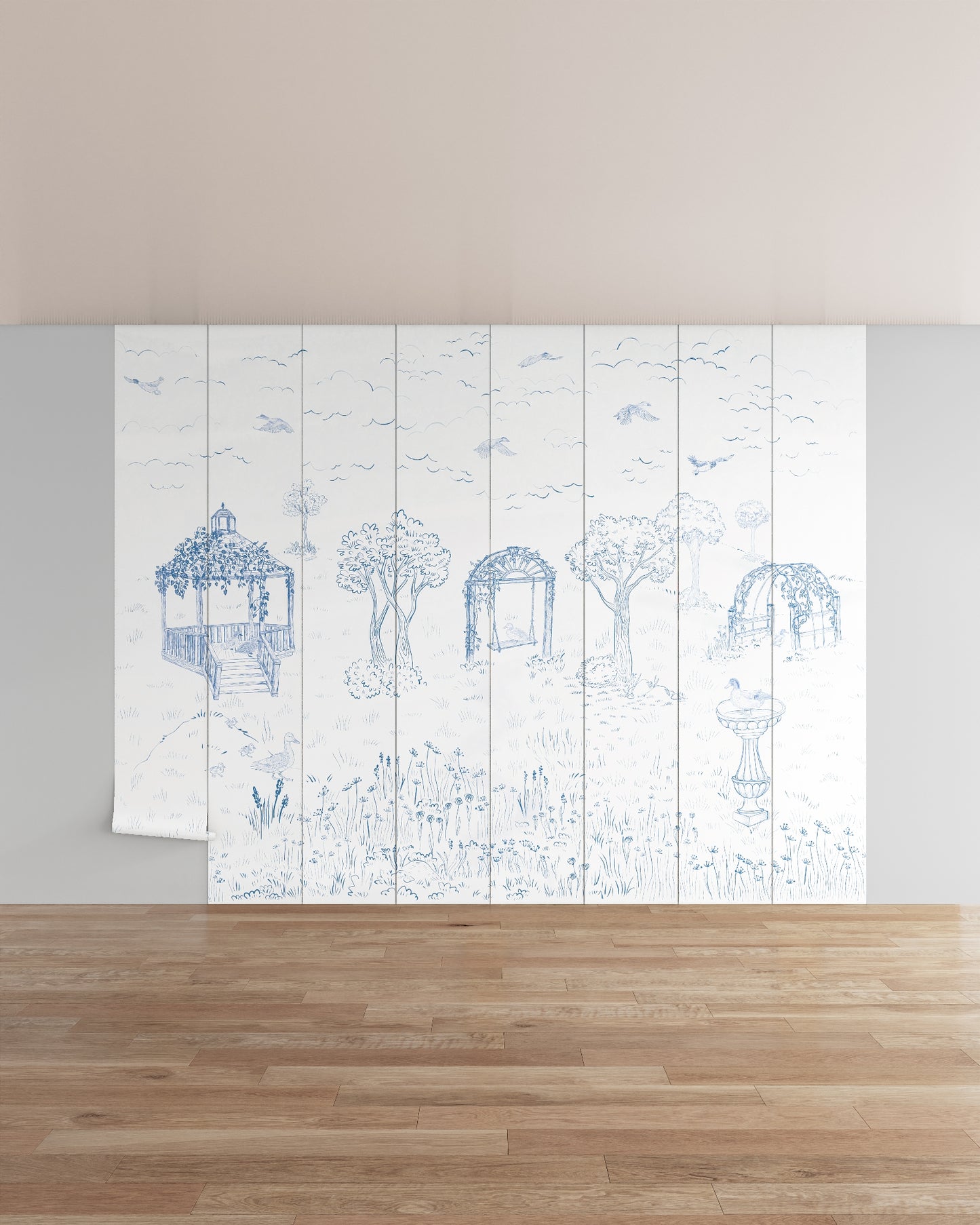 Seaglass / 8 Panels (12.8 ft W x 10 ft H)