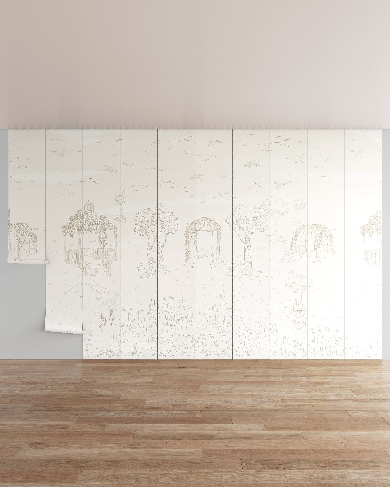 Sand / 10 Panels / Repeatable (16.07 ft W x 10 ft H)