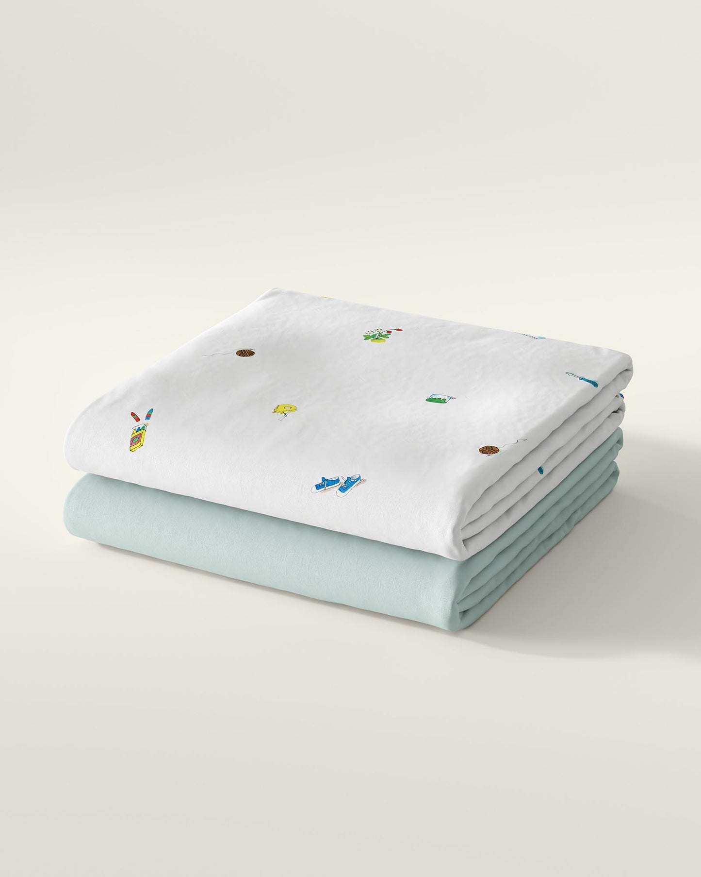 Busy World Crib Sheet Set | Richard Scarry x Nestig