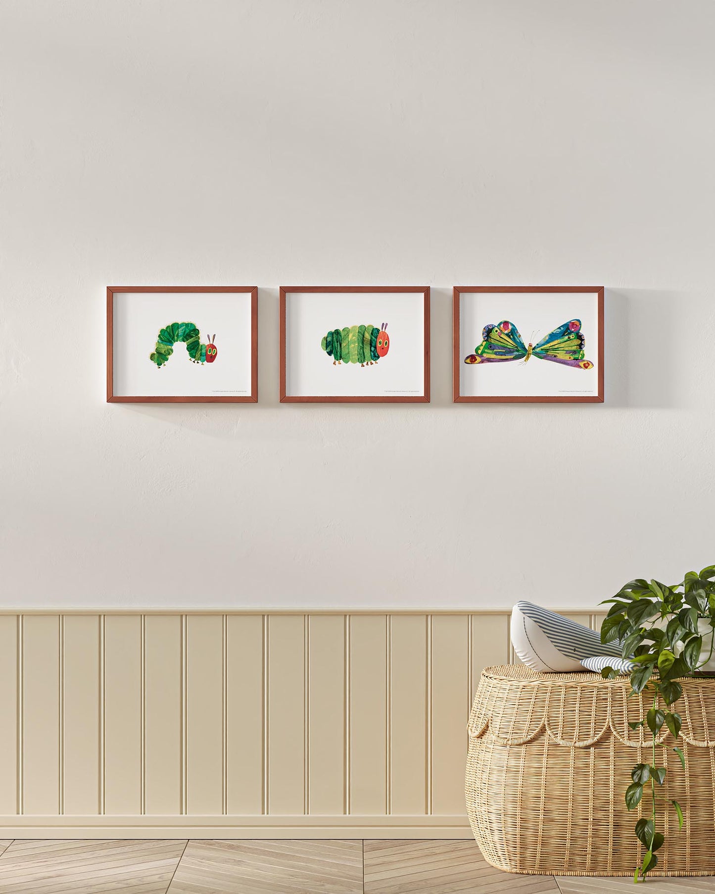 A Beautiful Butterfly! Framed Wall Art Set | Eric Carle x Nestig
