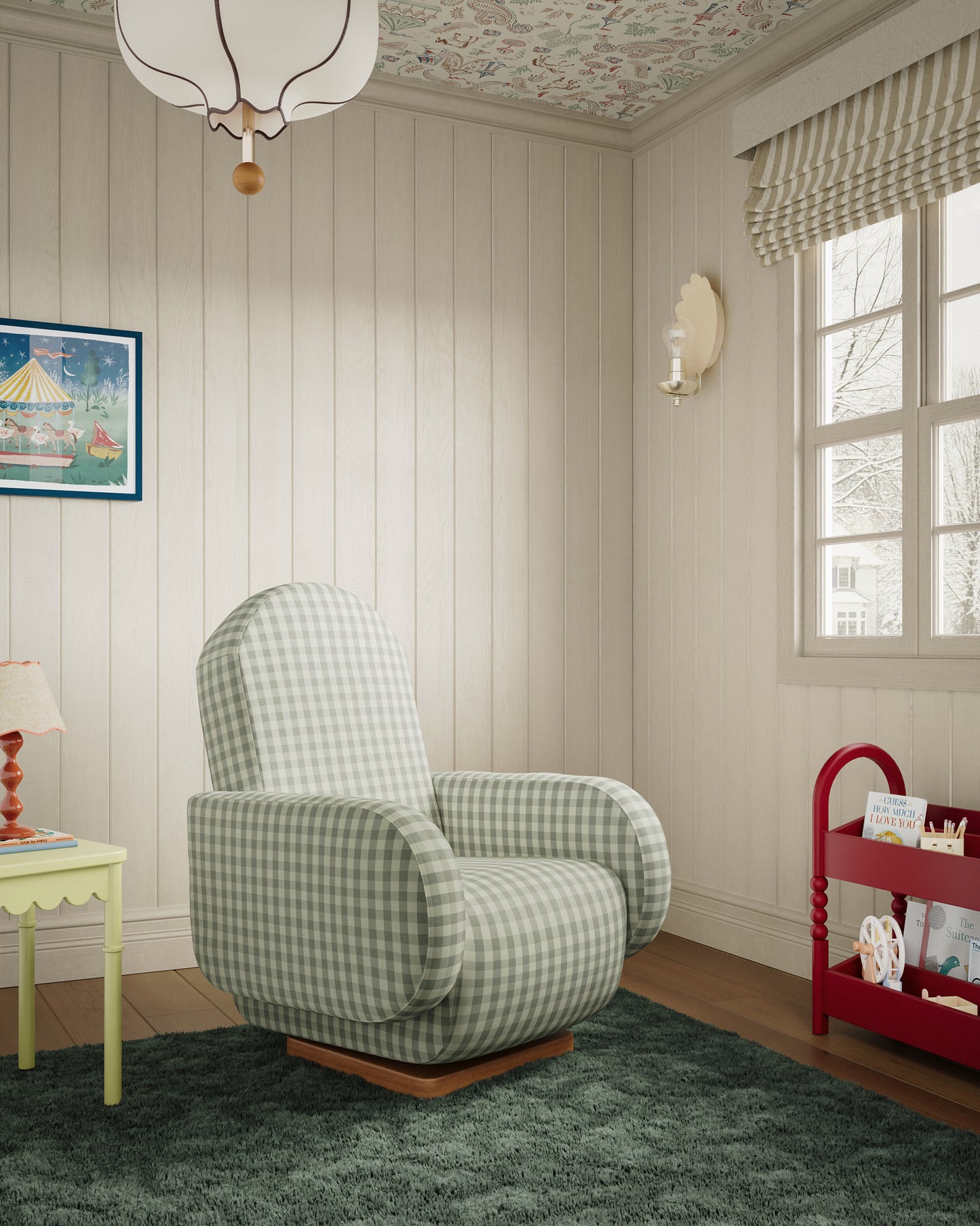 Celadon Gingham