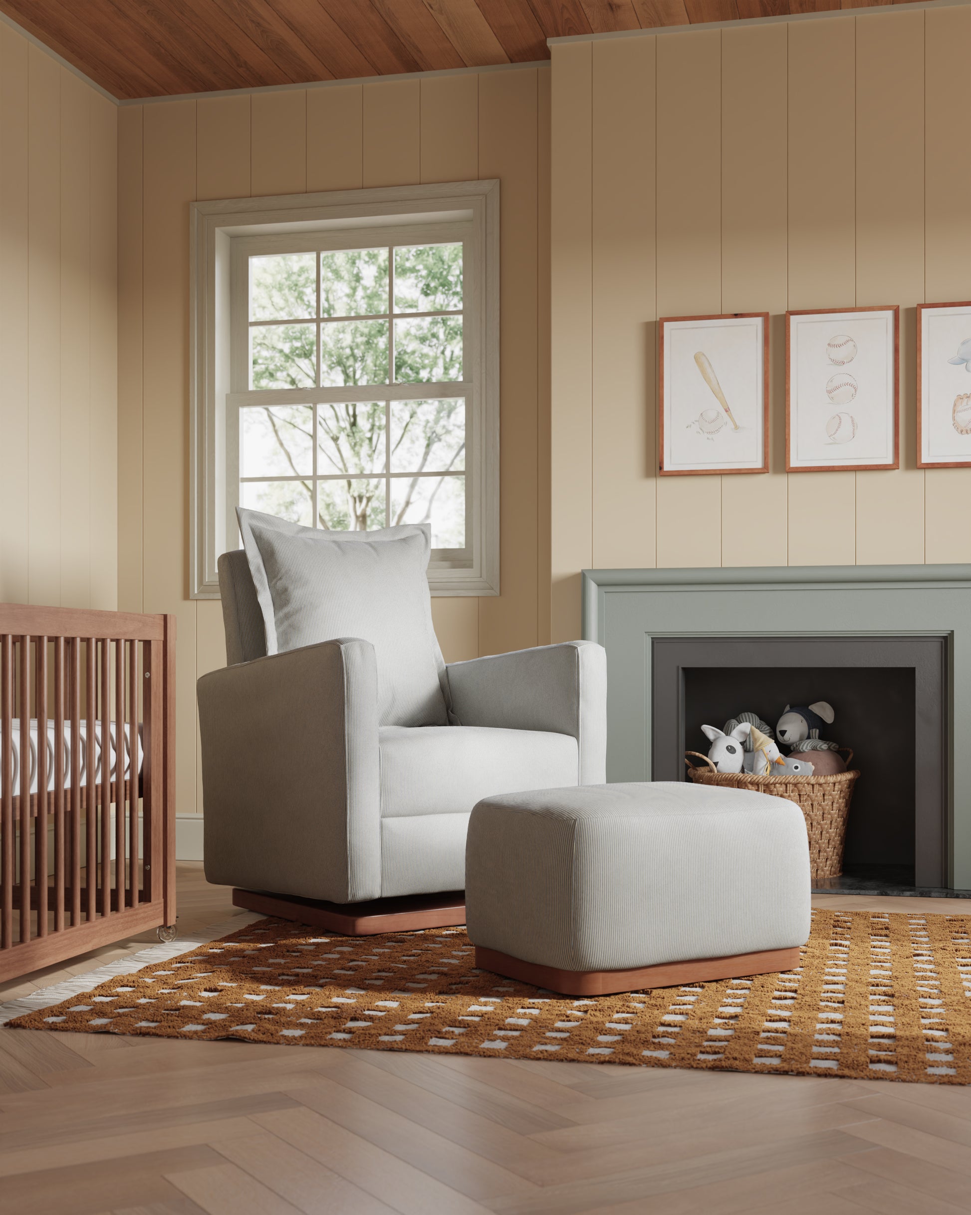 Bluebell Ticking Stripe