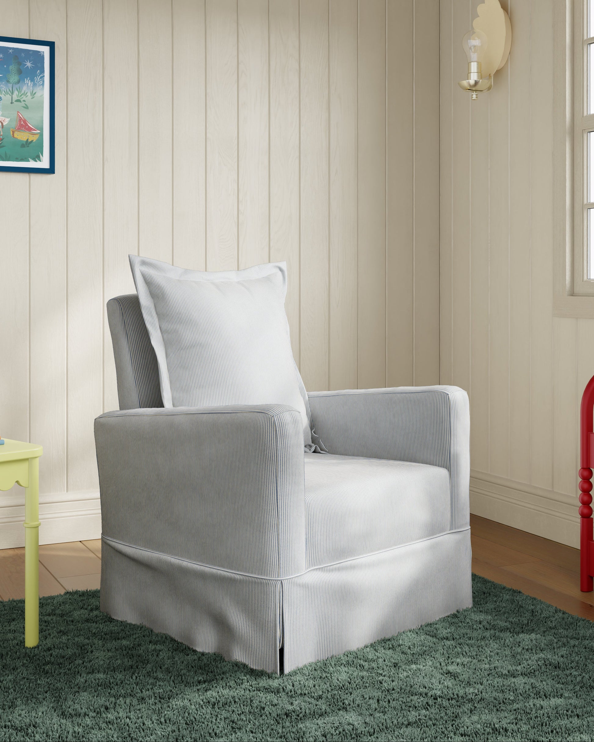 Bluebell Ticking Stripe