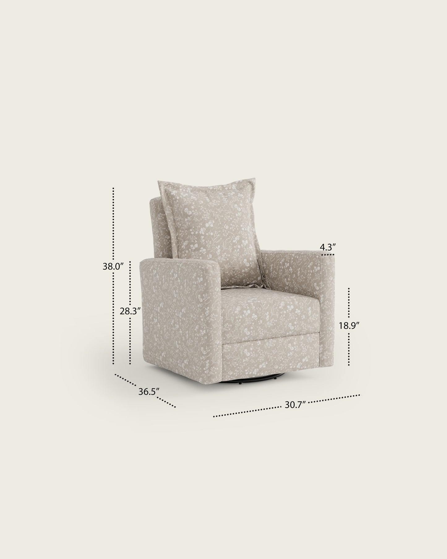 Birch Hidden Garden / Metal Base