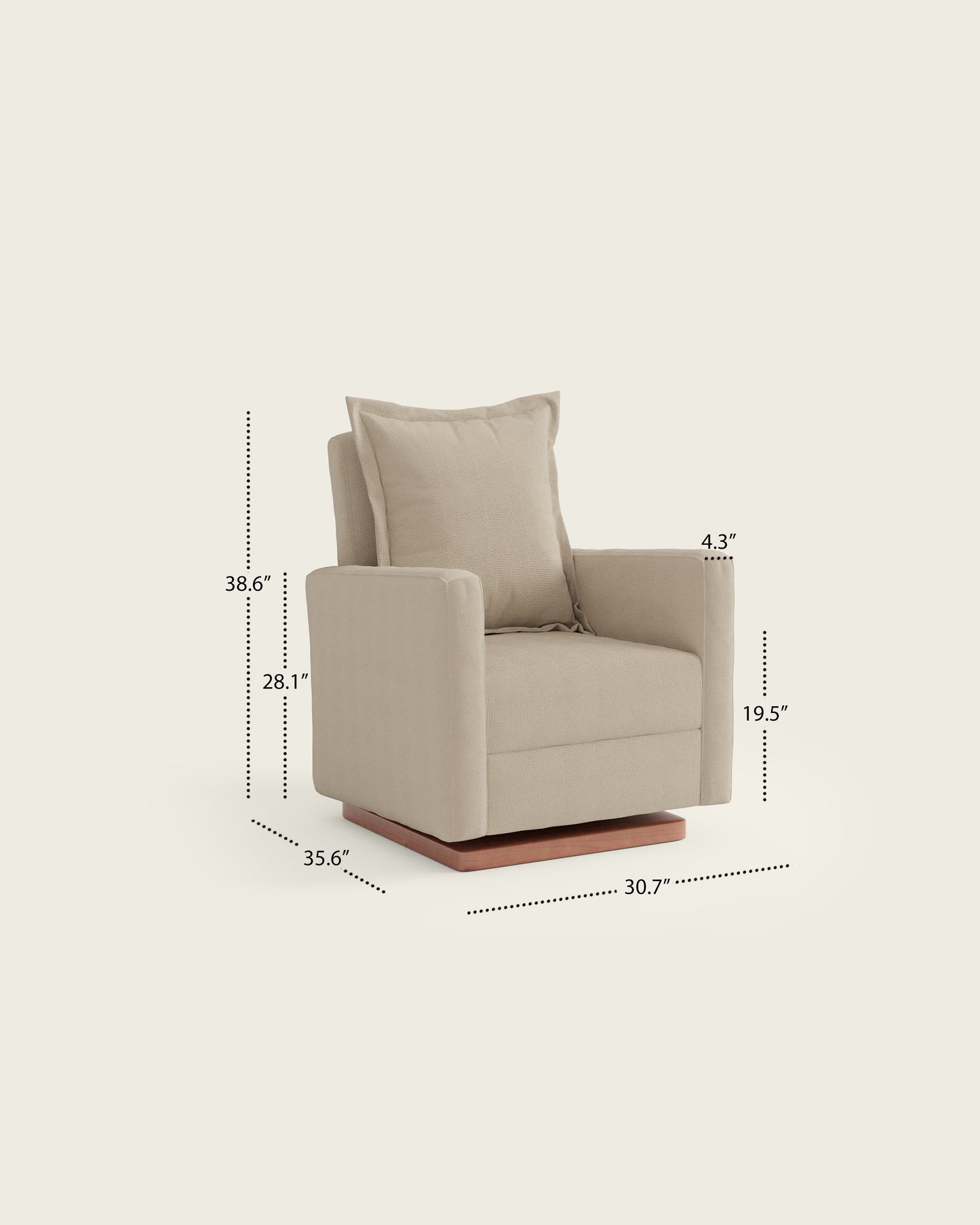 The Dawn Swivel Glider
