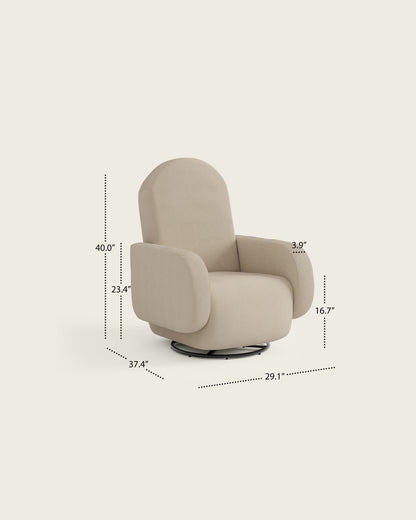 Birch Basketweave / Metal Base