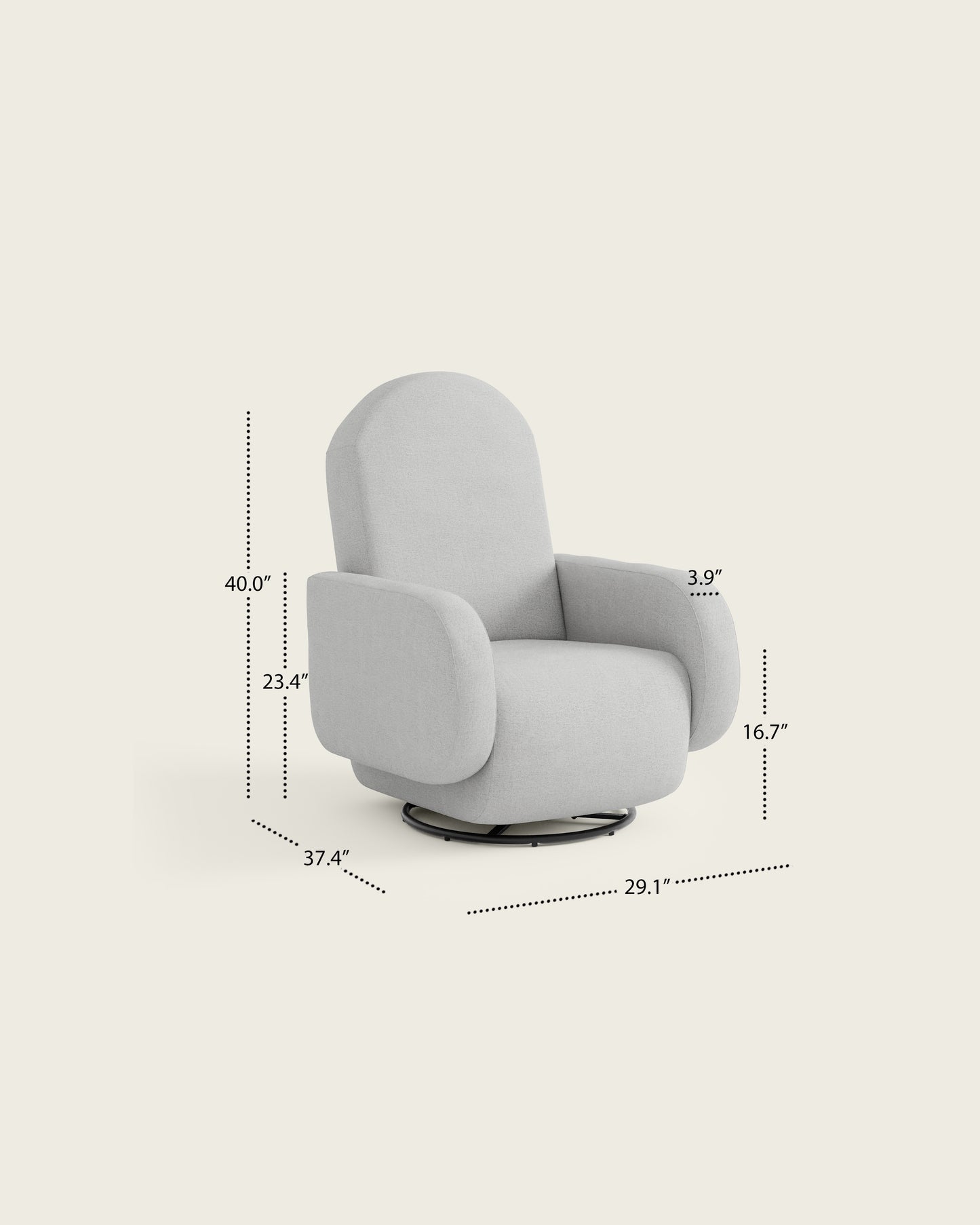 Buckwheat / Metal Base