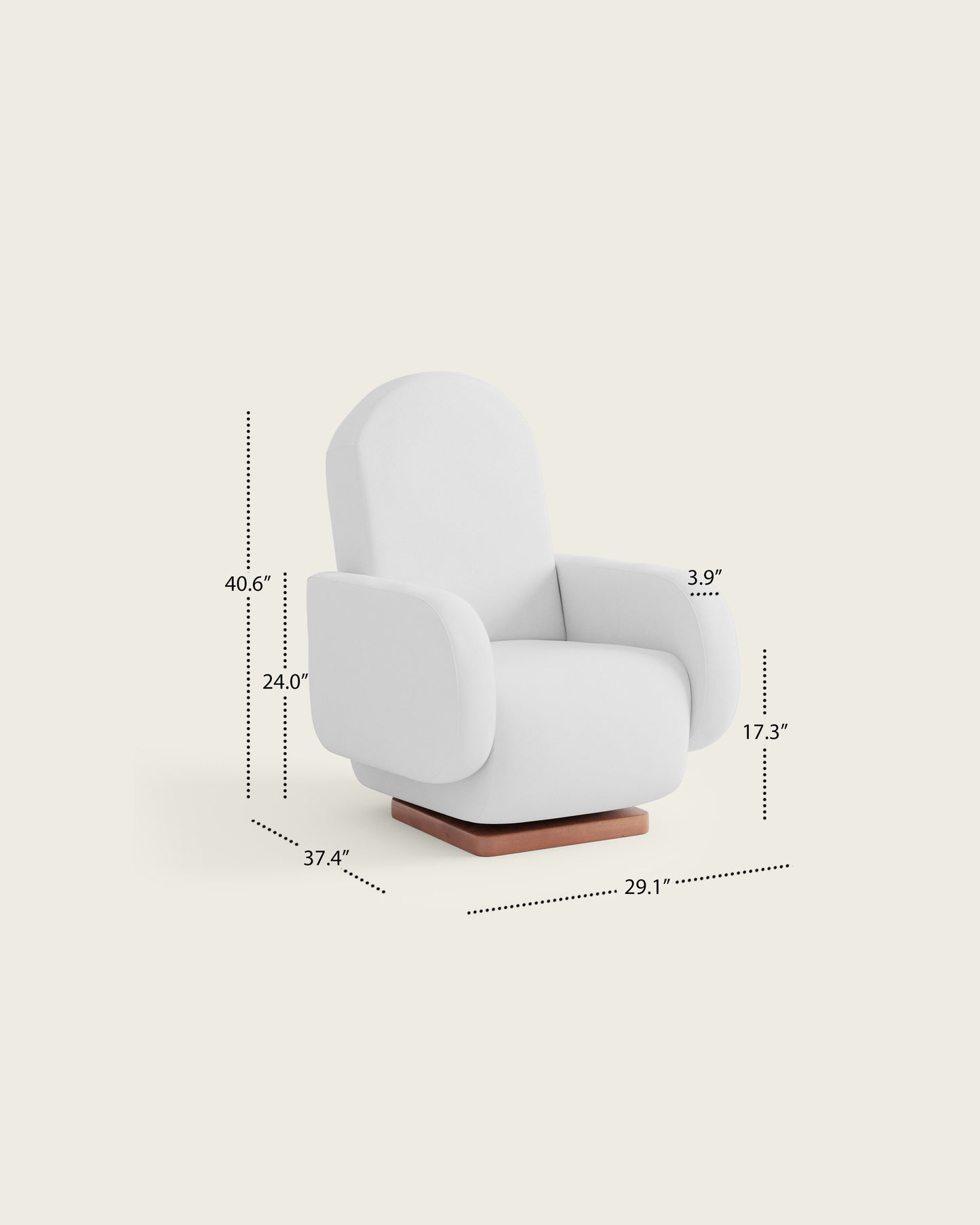 Powder Twill / Wood Base