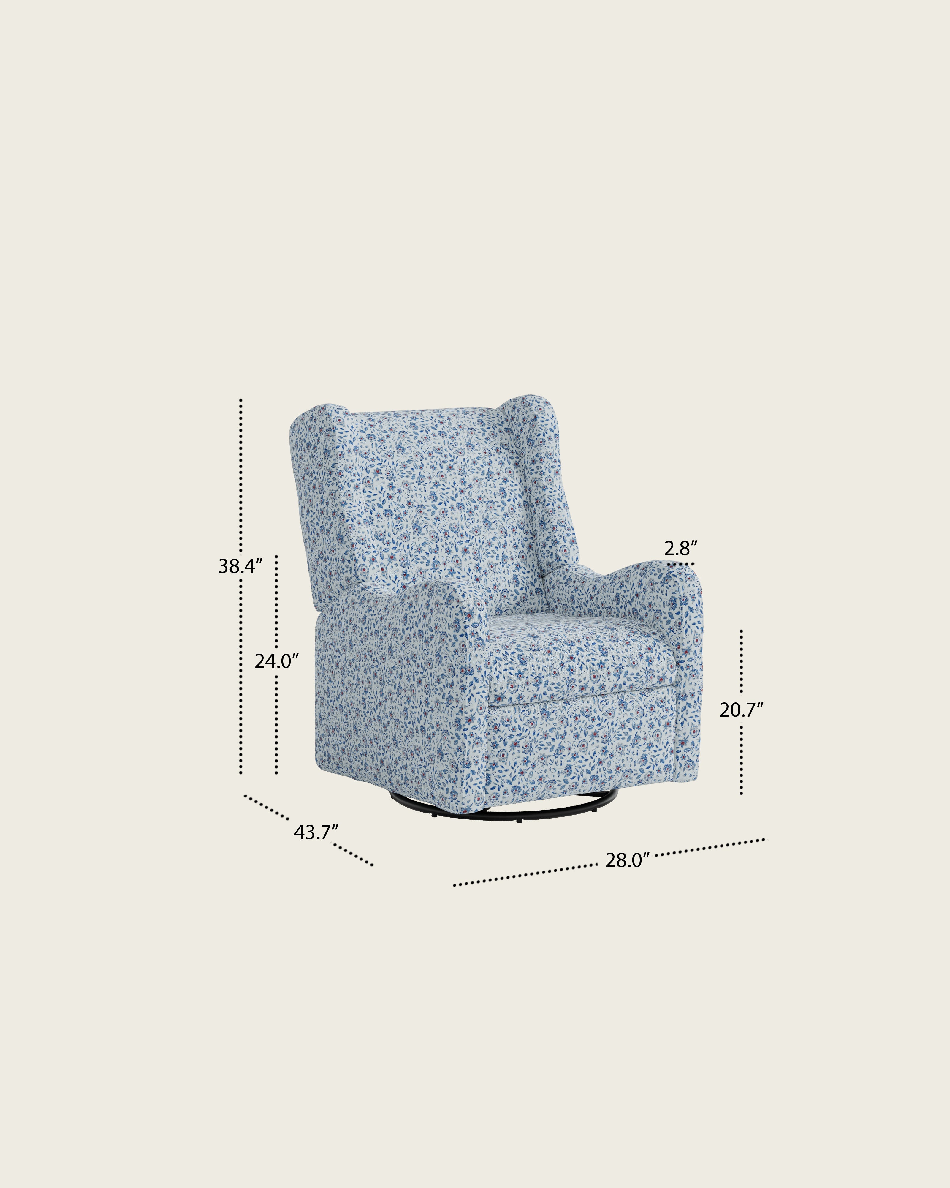 Drift Recliner Glider | Nursery Recliner | Nestig