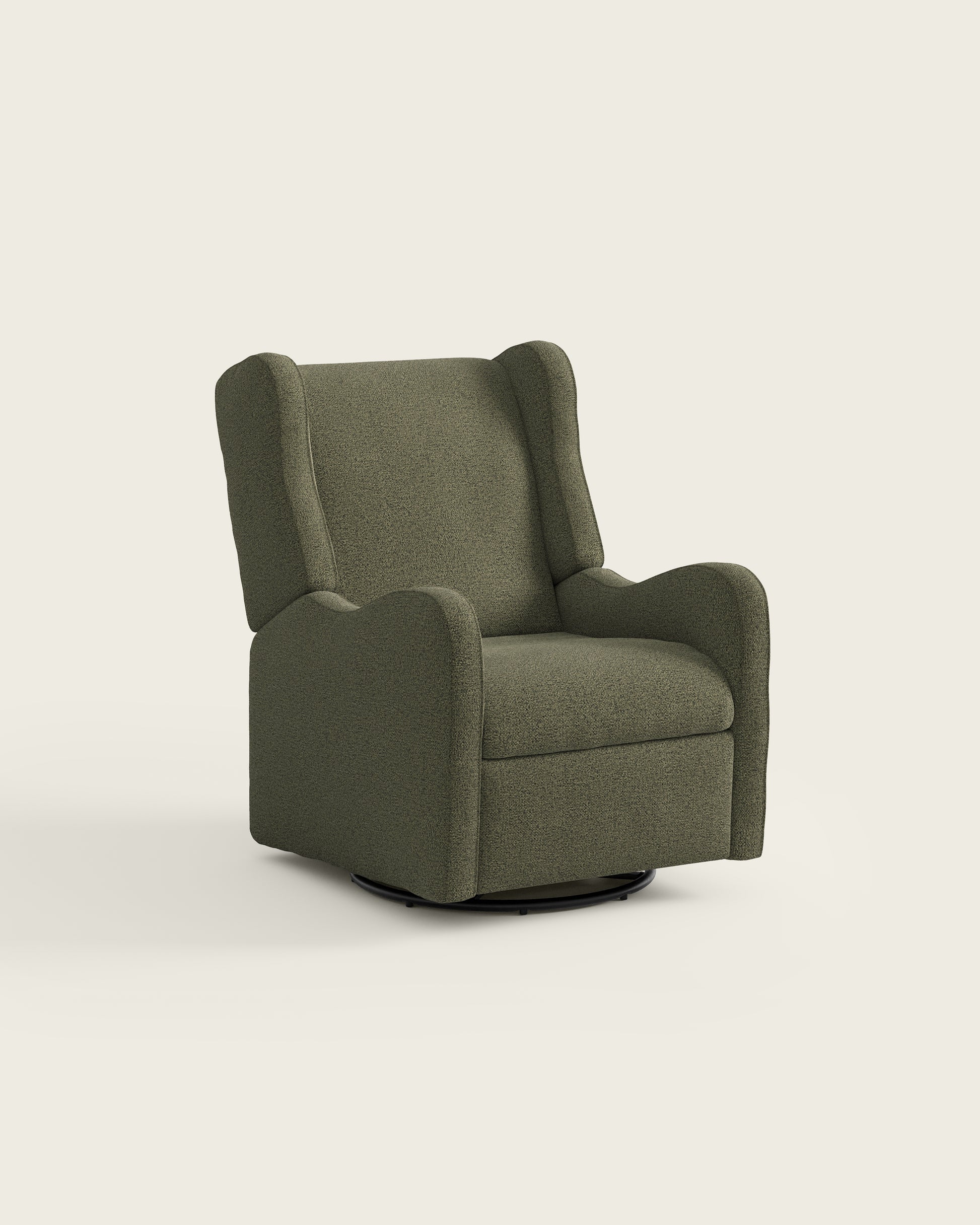 Eucalyptus Textured Weave / Metal Base