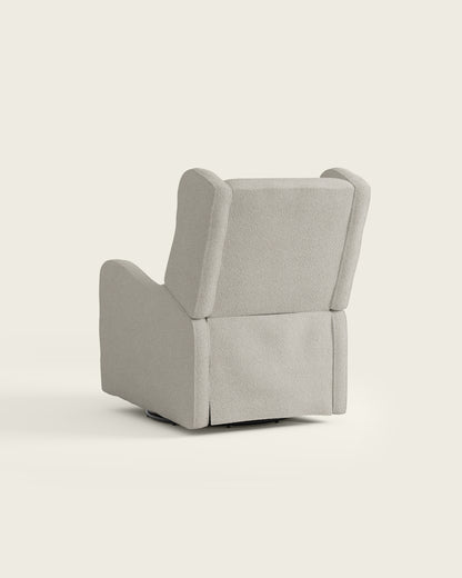 Alabaster Bouclé / Metal Base