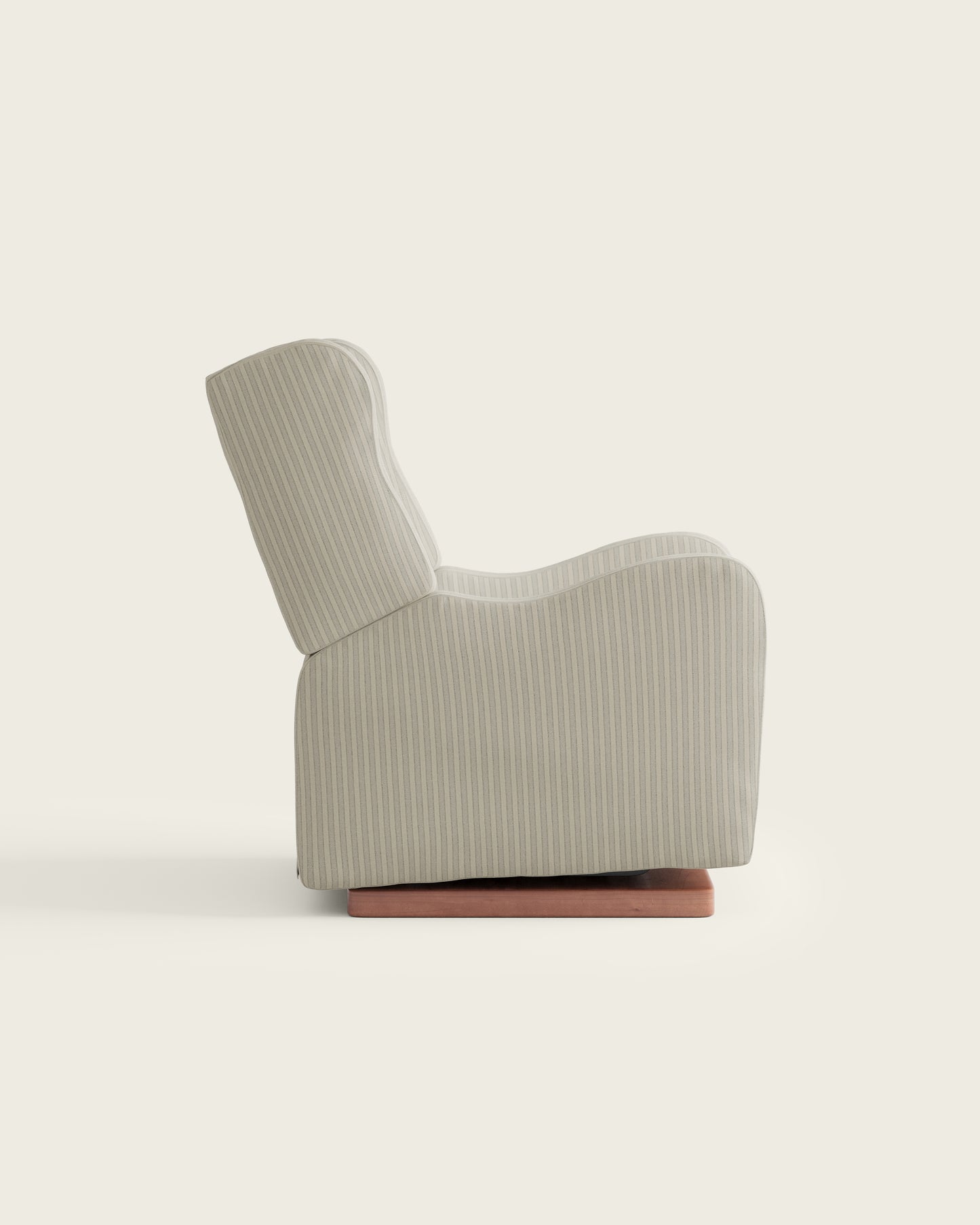 Pebble Stripe / Wood Base