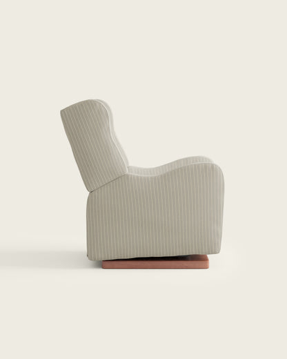 Pebble Stripe / Wood Base