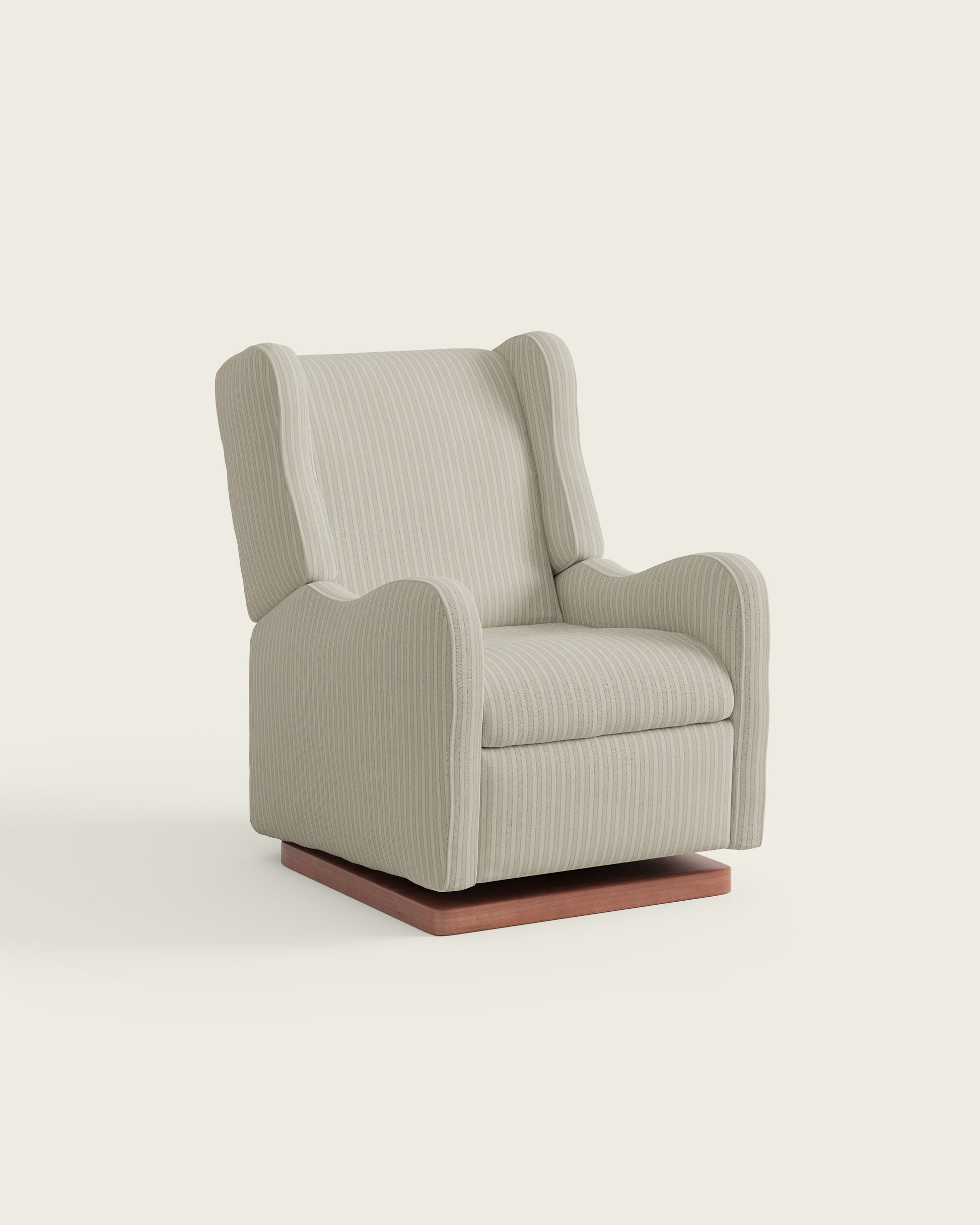 Pebble Stripe / Wood Base