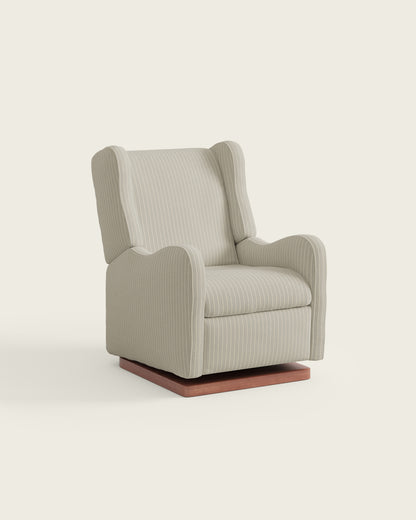 Pebble Stripe / Wood Base