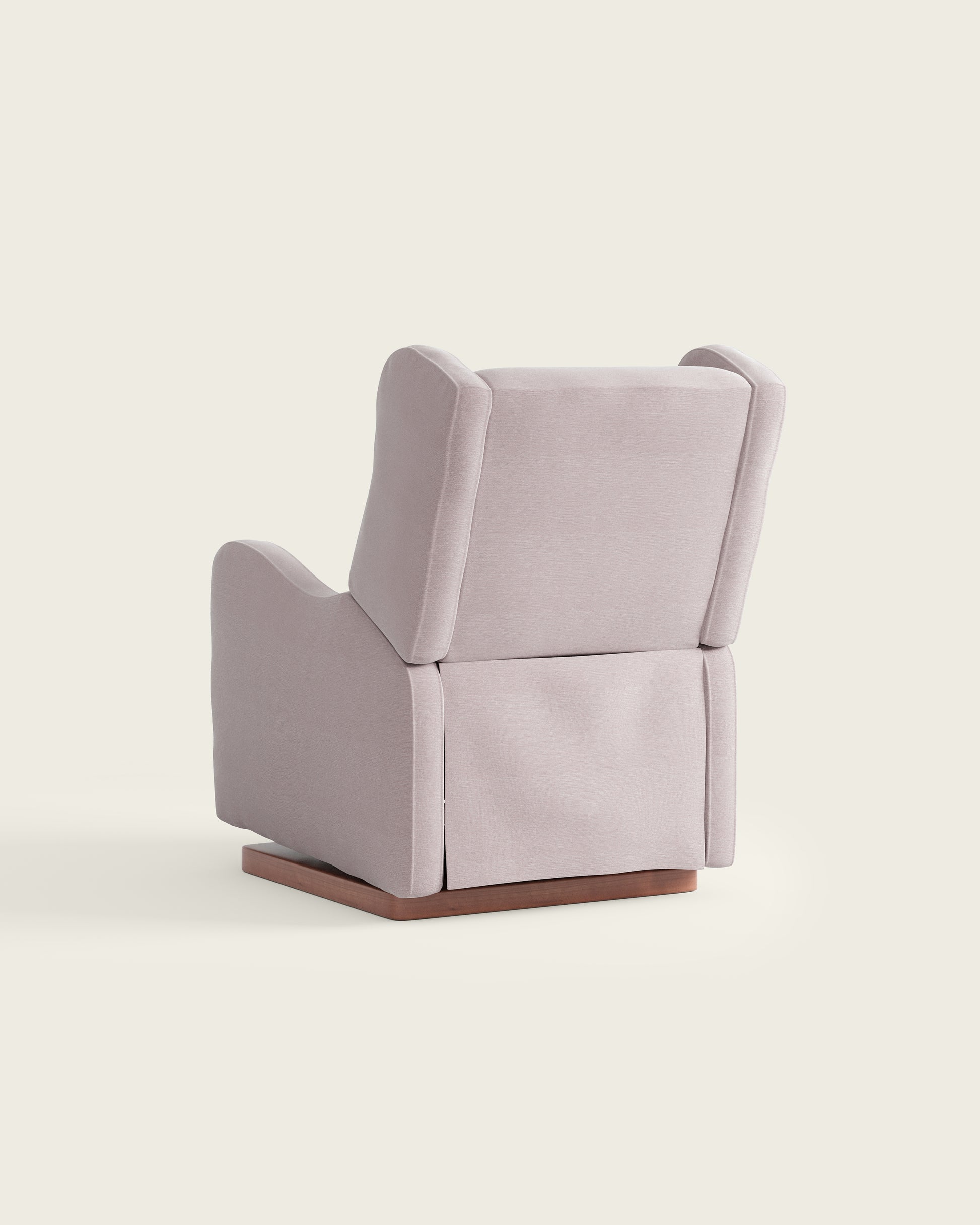 Peony Brushed Chenille / Wood Base