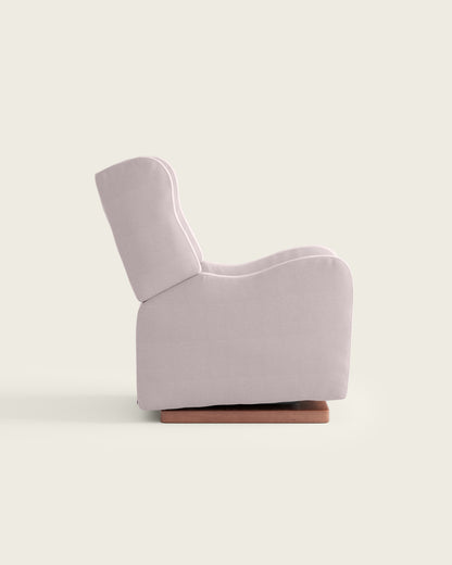 Peony Brushed Chenille / Wood Base