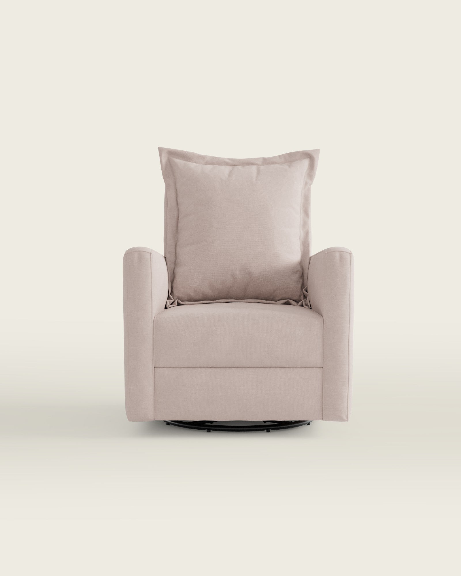 Peony Brushed Chenille / Metal Base