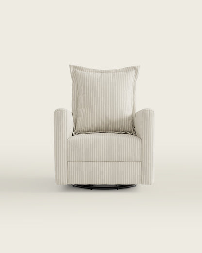 Pebble Stripe / Metal Base