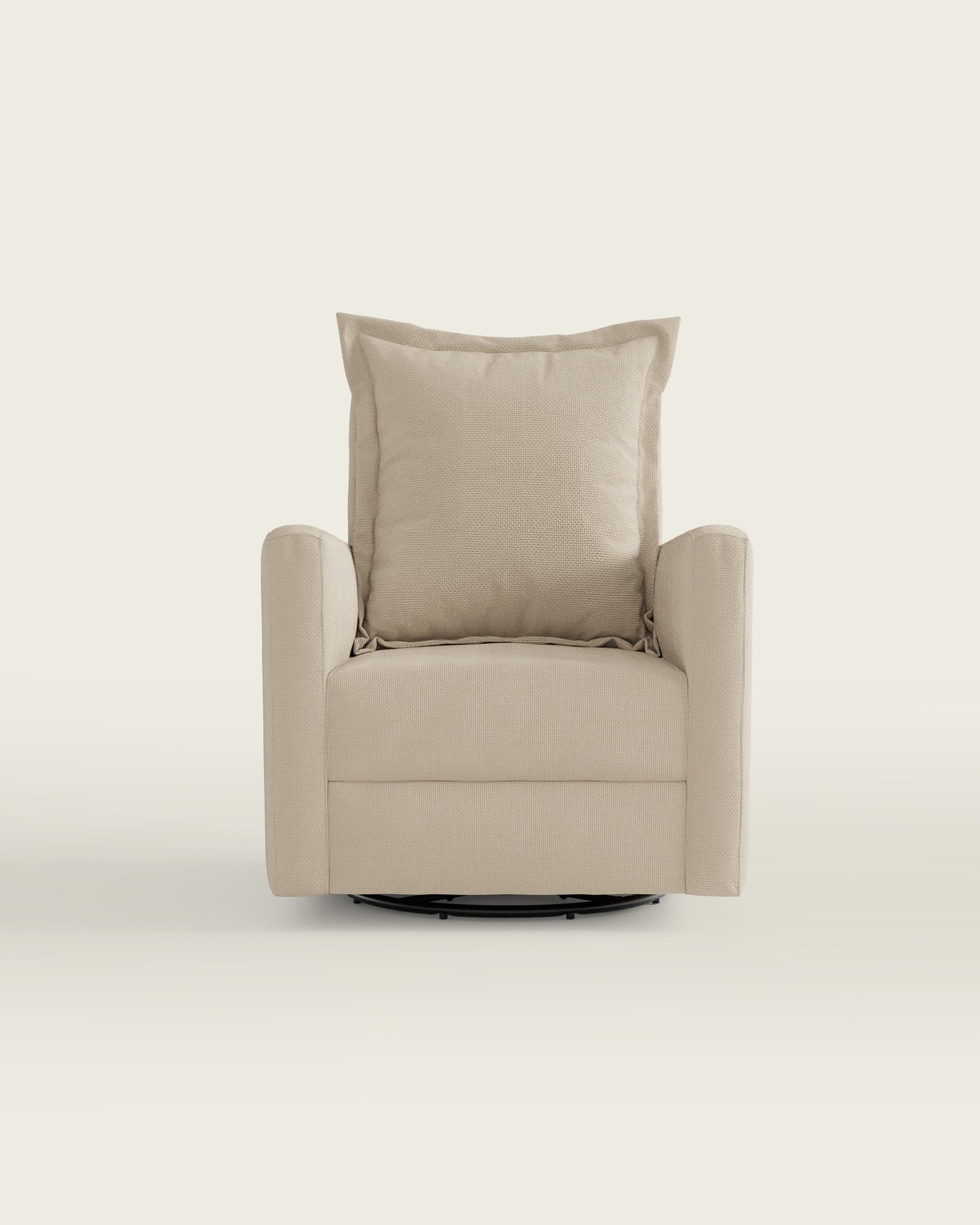 Birch Basketweave / Metal Base