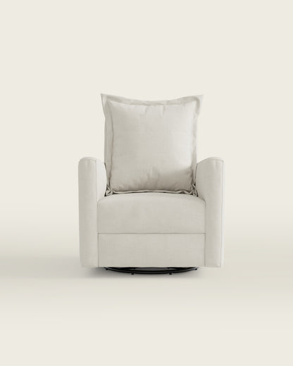 Snow Textured Weave / Metal Base