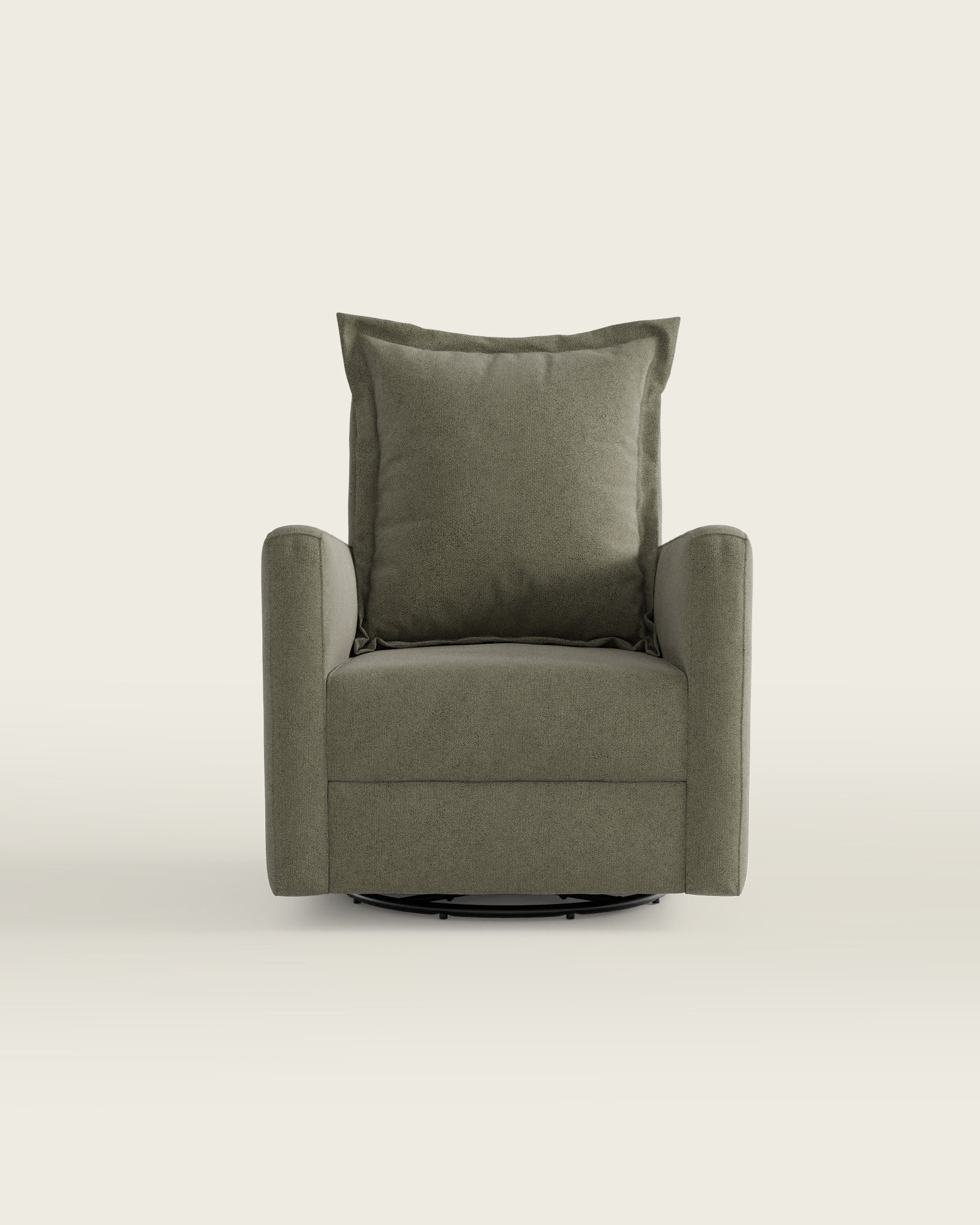 Eucalyptus Textured Weave / Metal Base