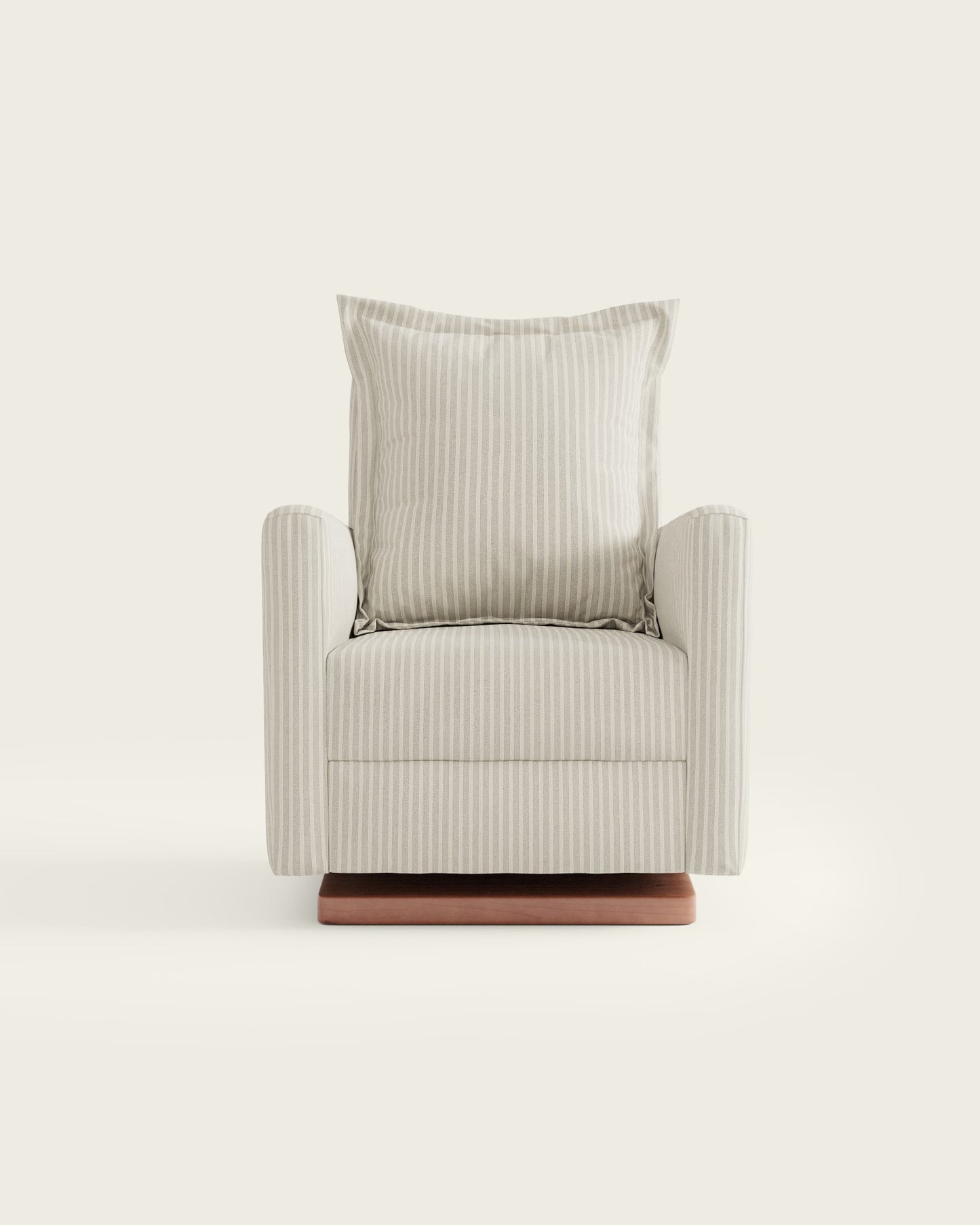 Pebble Stripe / Wood Base