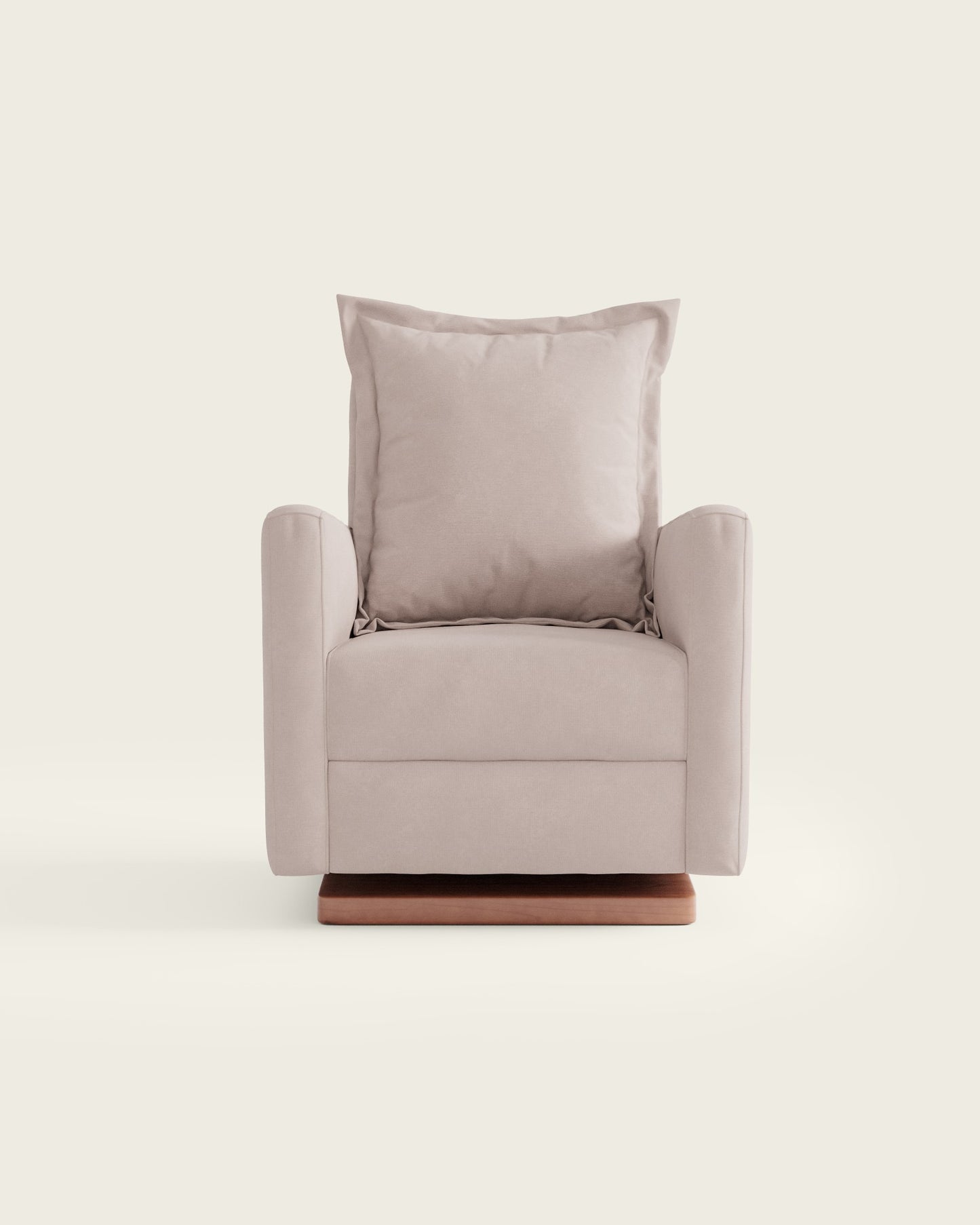 Peony Brushed Chenille / Wood Base