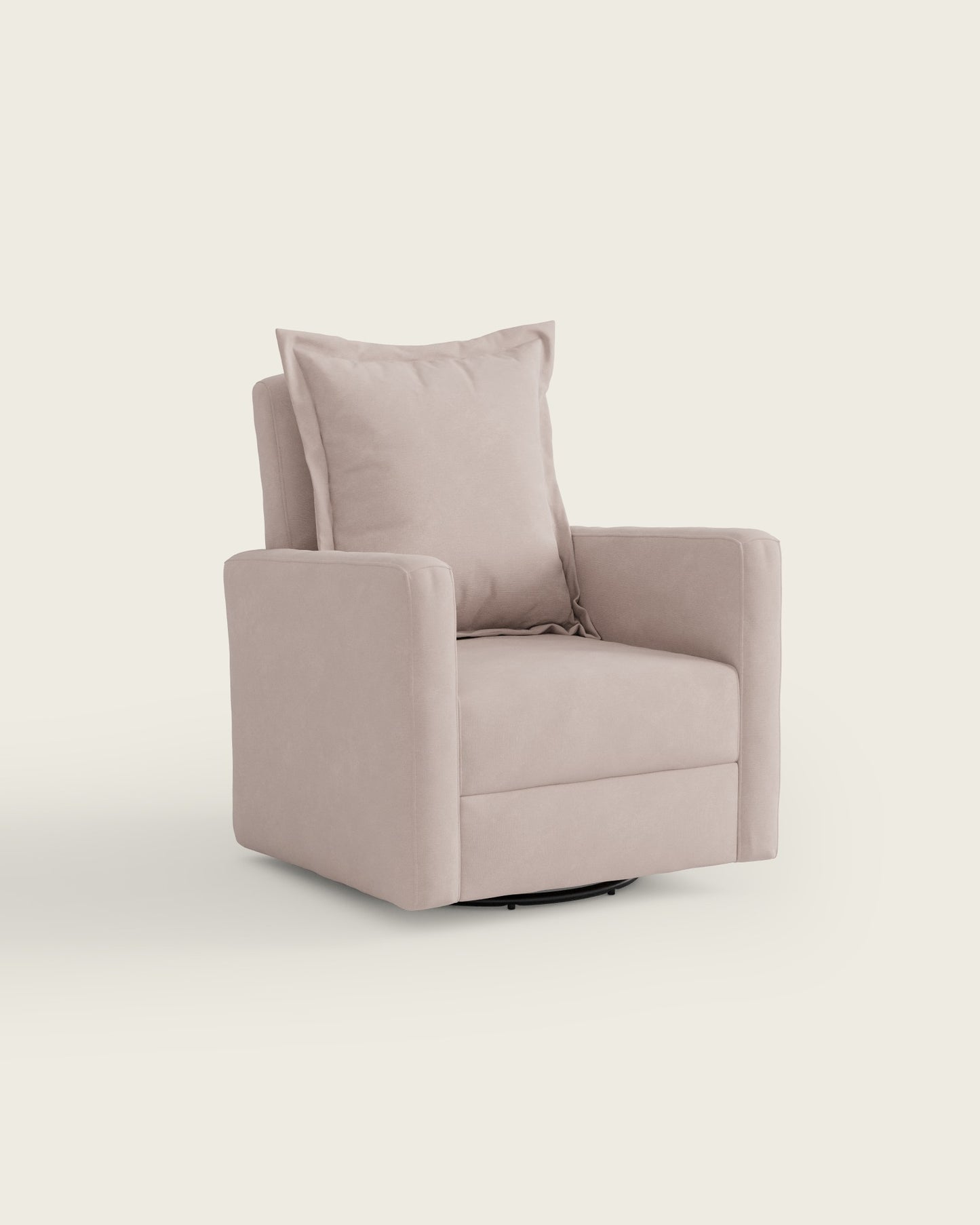 Peony Brushed Chenille / Metal Base