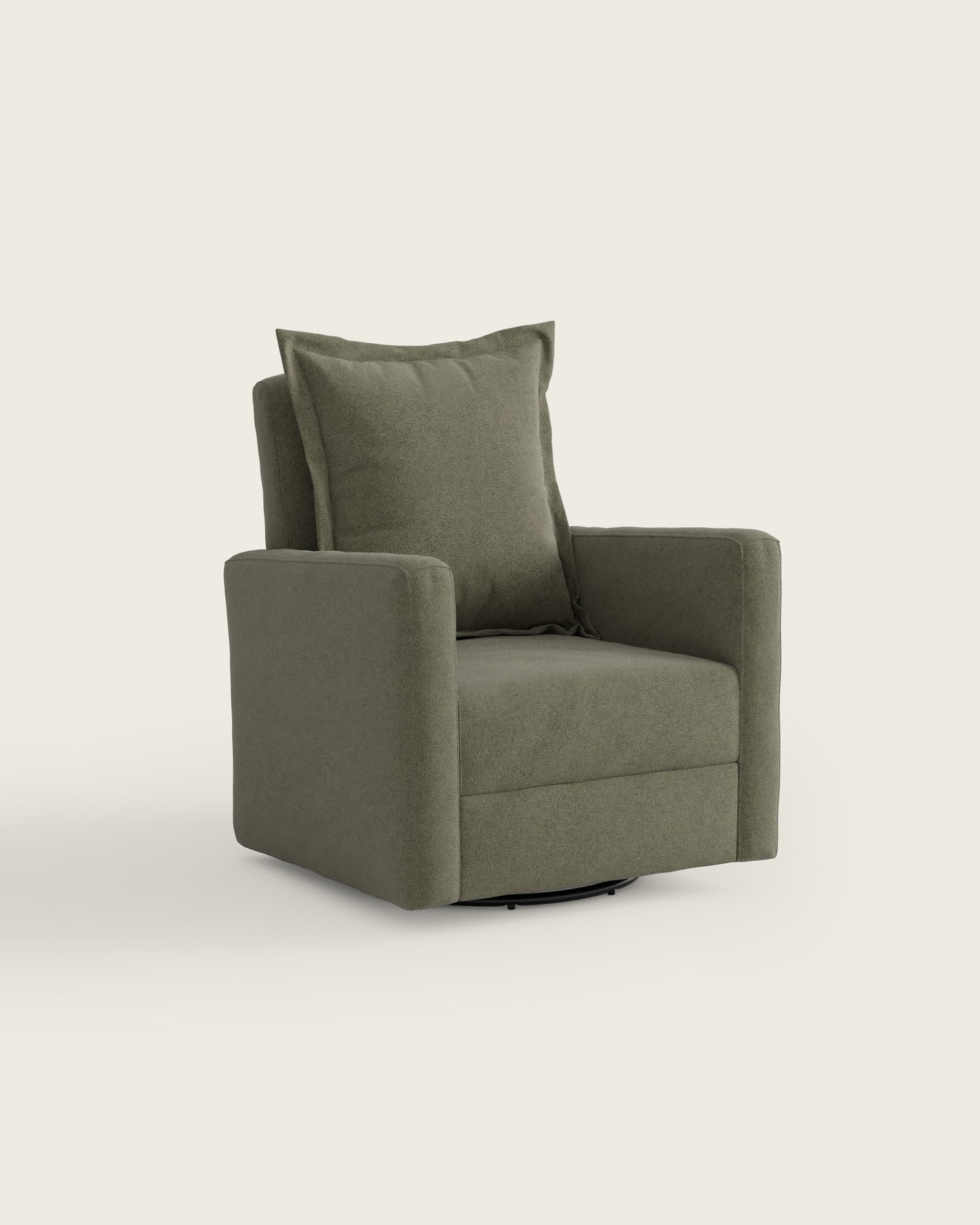 Eucalyptus Textured Weave / Metal Base