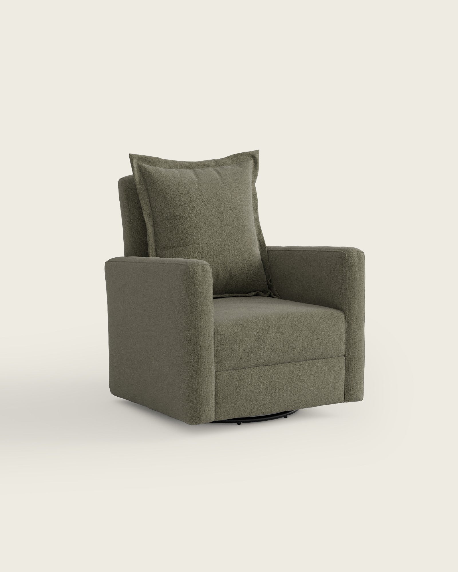 Eucalyptus Textured Weave / Metal Base