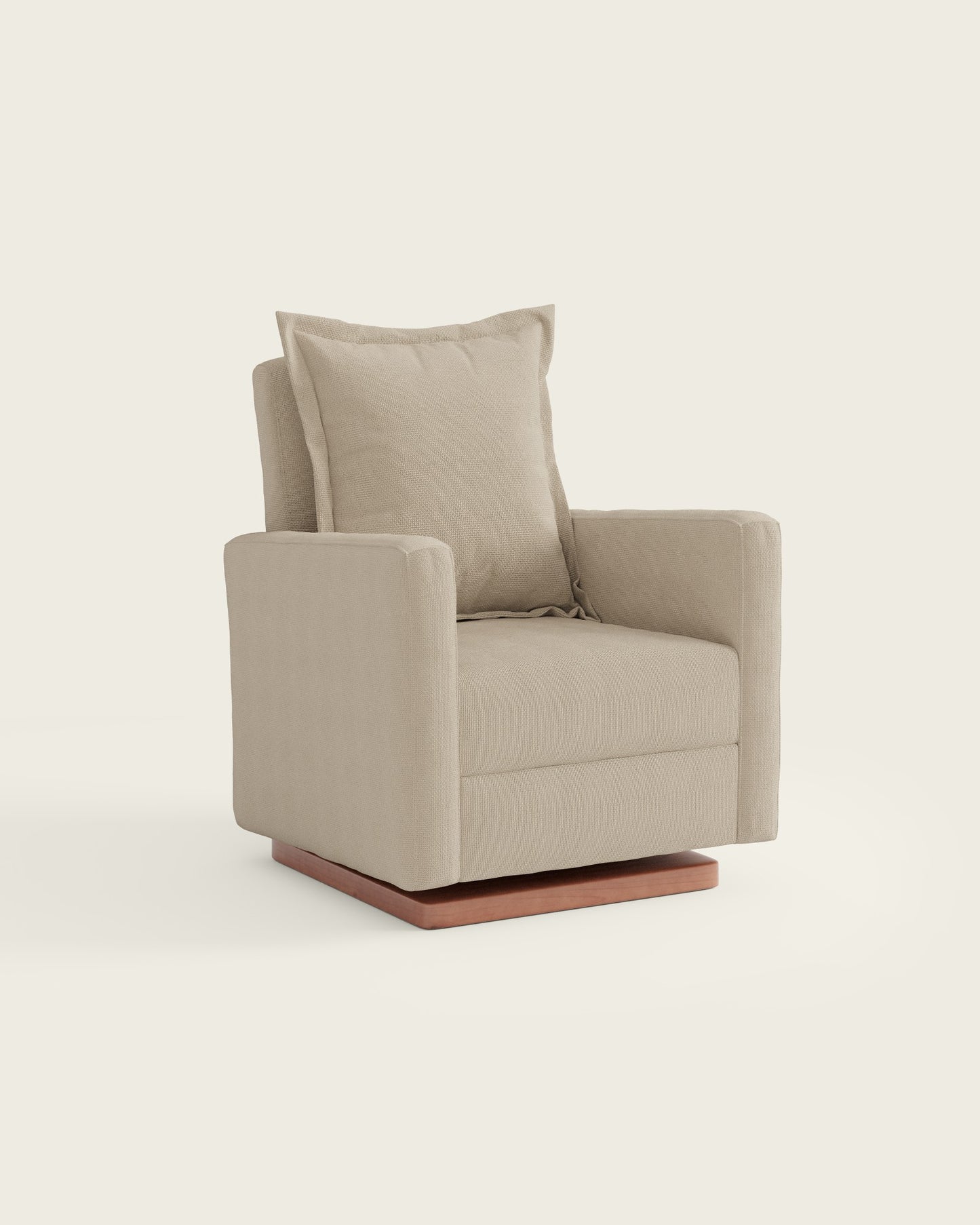 Birch Basketweave / Wood Base