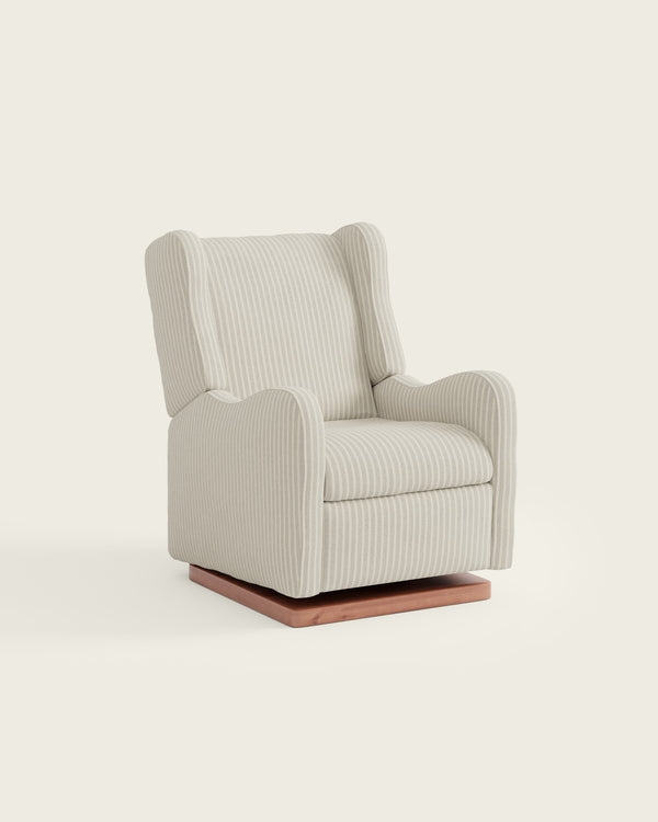 Pebble Stripe / Wood Base